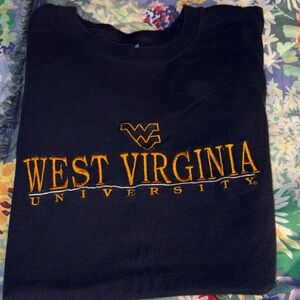 West Virginia University Black Short Sleeve Tee